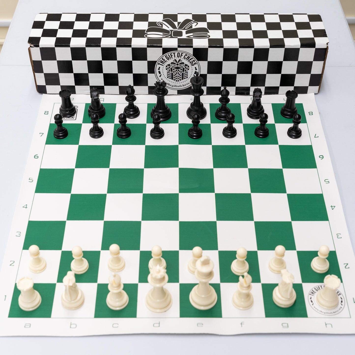 Chess Set Signed by Shawn Martinez & Tunde Onakoya - 60 Hour Chess Marathon